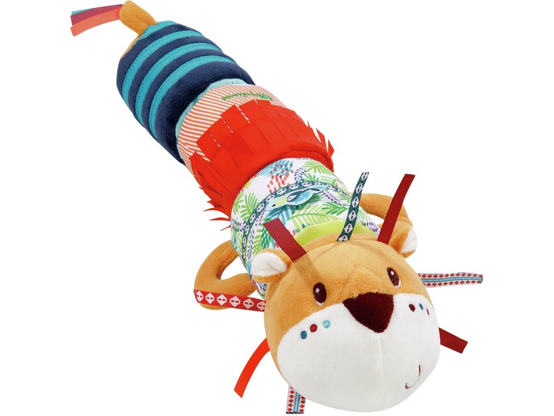 Rasselrolle Jack der Löwe mit 4 Rasseln, Babyspielzeug, ab 6 Monaten