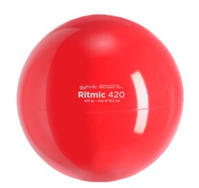 Ritmic Official, Gymnastikball, 420 g, rot