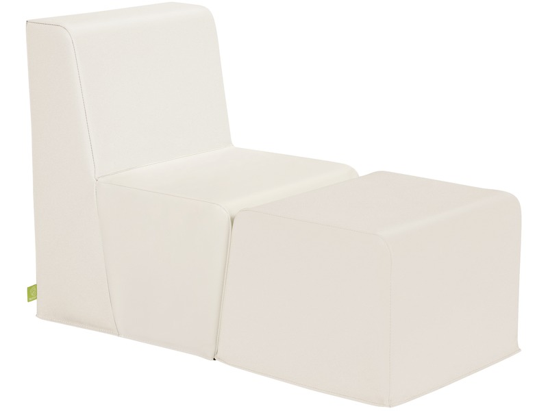 Bodensessel Komfort Basic Bio, Schaumstoff, Sitzhöhe 32 cm, ab 5 Jahren, natur