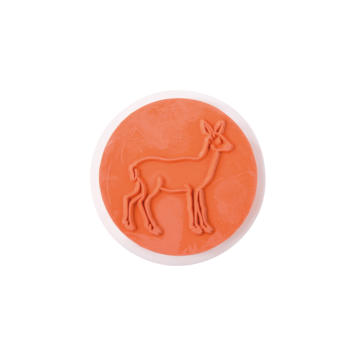 Tierspurenstempel 12er Set, Kontur und Flächendruck, Ø 7,5 cm