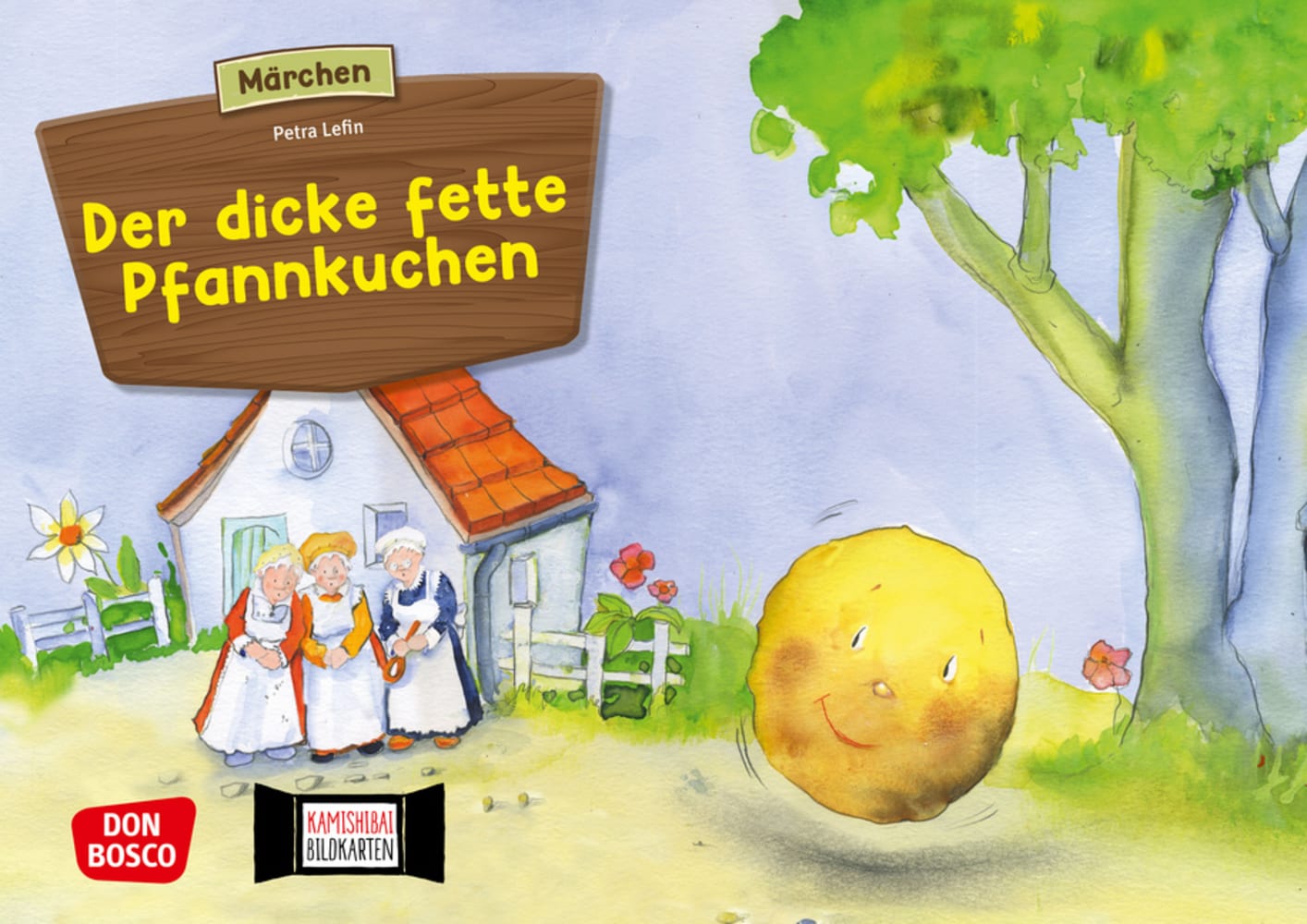 Kamishibai Bildkartenset - Der dicke fette Pfannkuchen, ab 2 Jahre