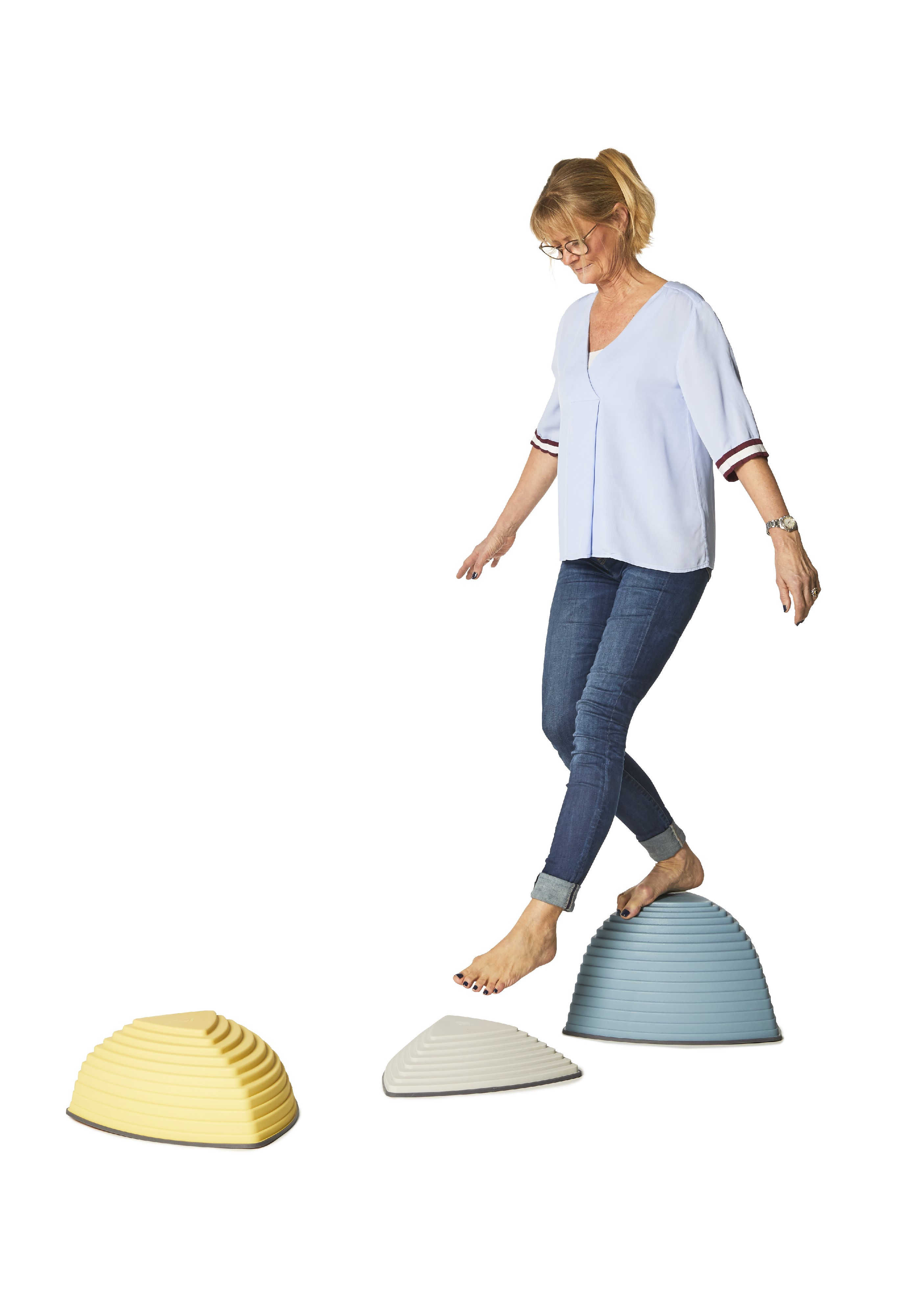 Balanciersteine, Gonge Hügelkuppen Nordic, 3er Set, Pastell, ab 2 Jahre