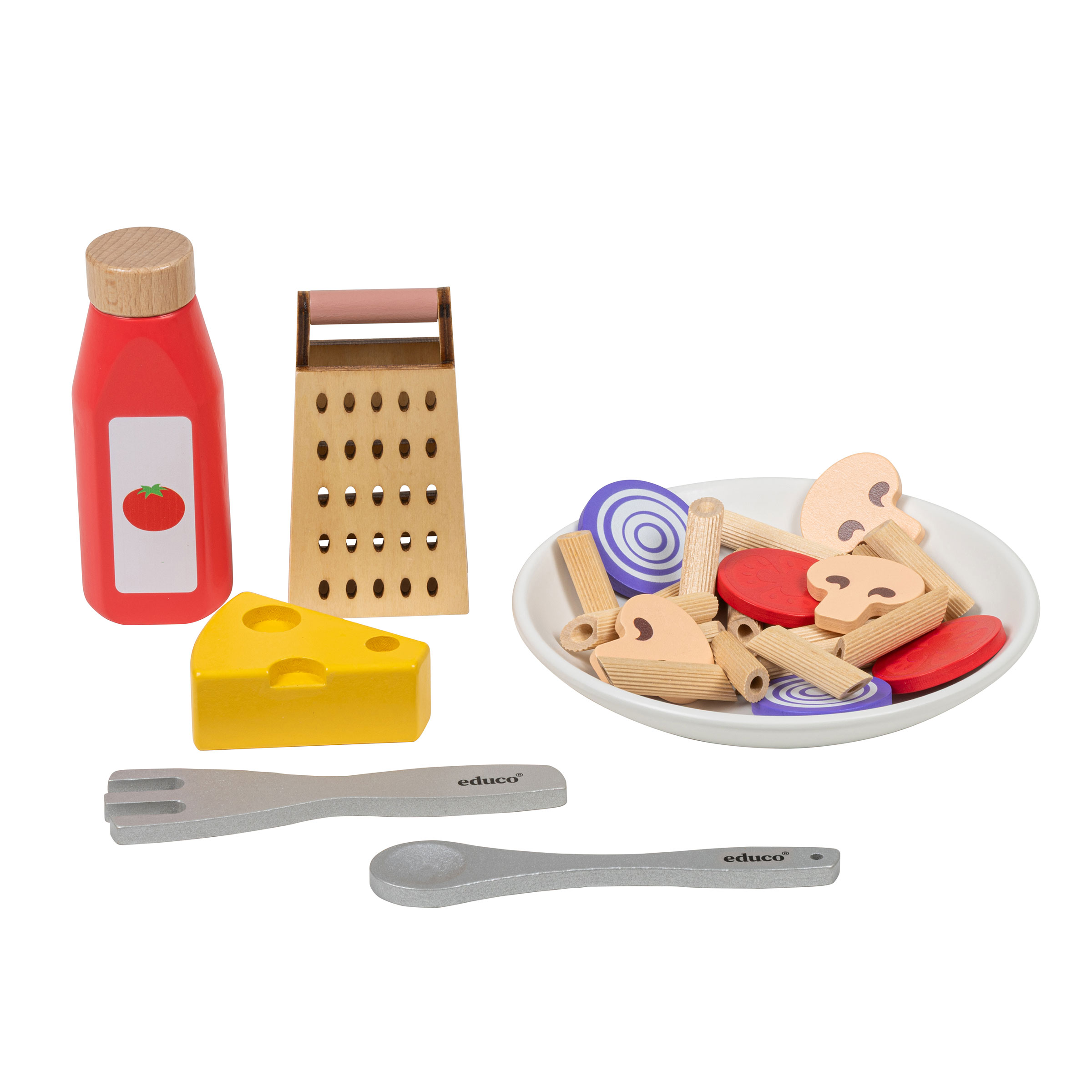 Pastaset für die Kinderküche, 29-teilig, Holz