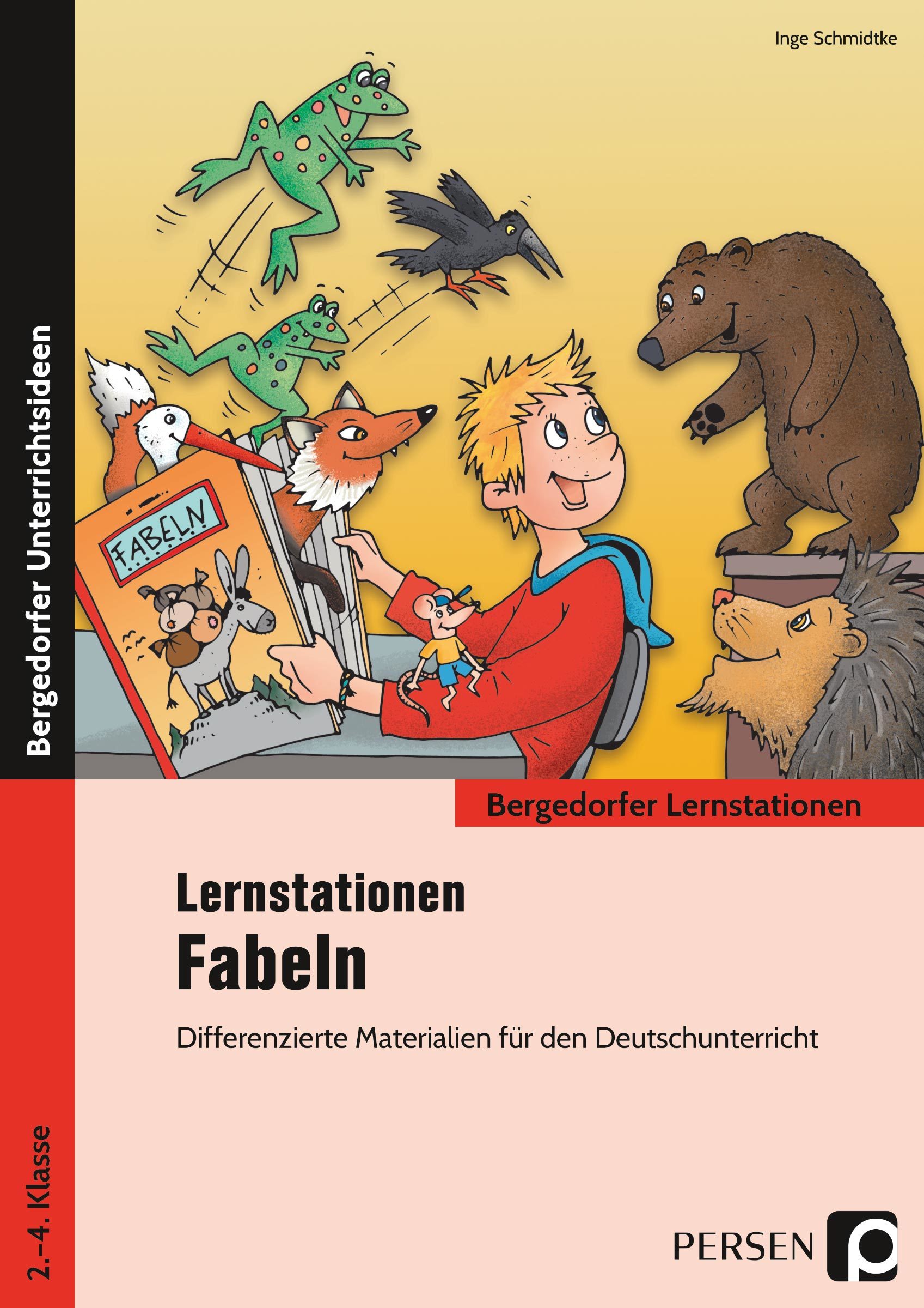 Lernstationen Fabeln, Buch, 2. bis 4. Klasse