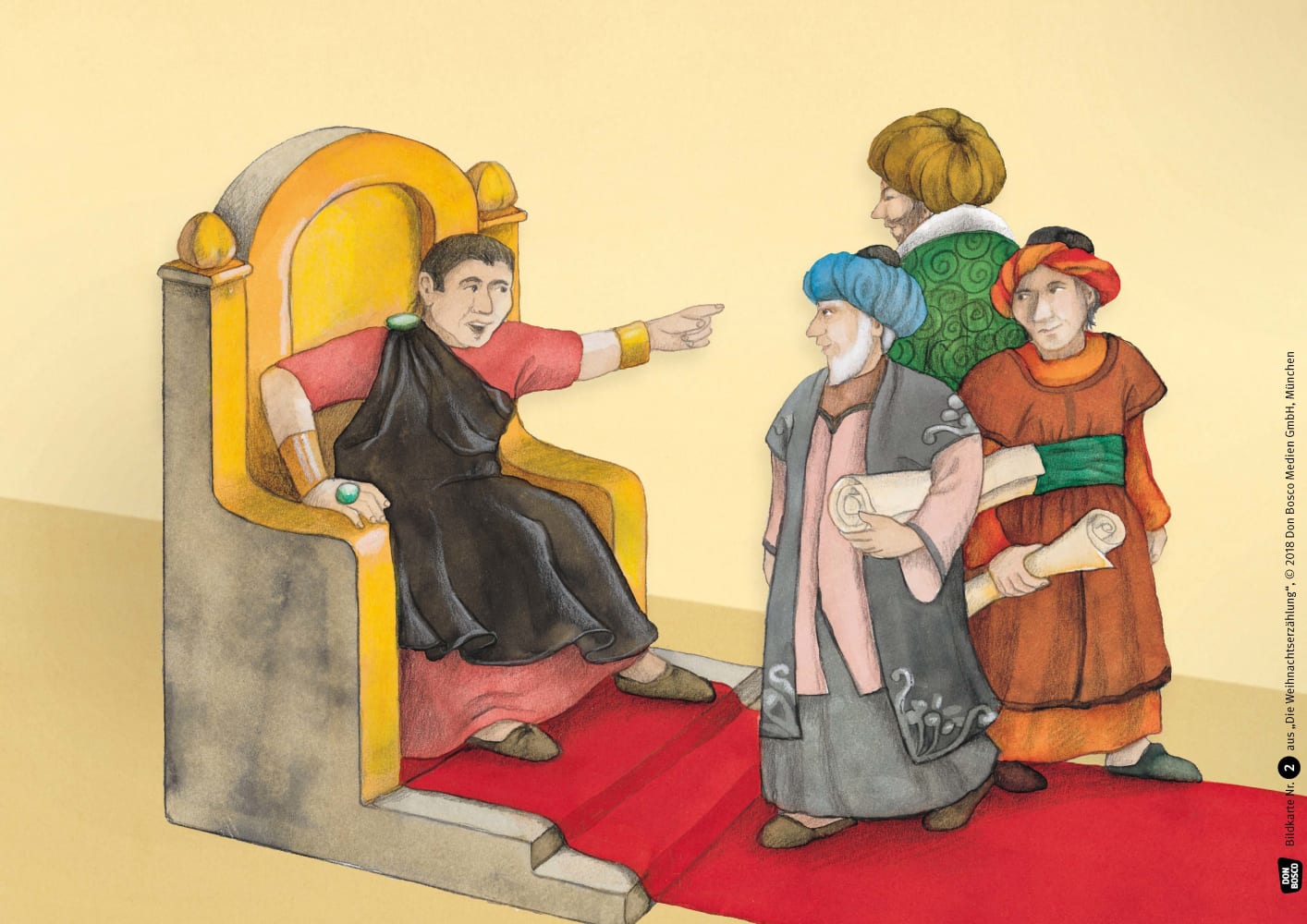 Kamishibai Bildkartenset - Die Weihnachtserzählung, 6-12 Jahre