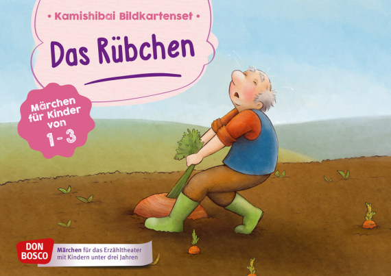 Kamishibai Bildkartenset - Das Rübchen, 1 bis 3 Jahre