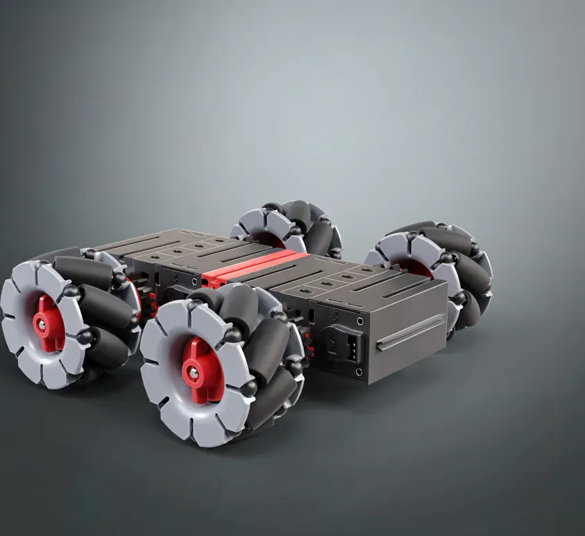 fischertechnik Maker Kit Omniwheels, Roboter-Bausatz mit Omniwheels (ohne Controller)
