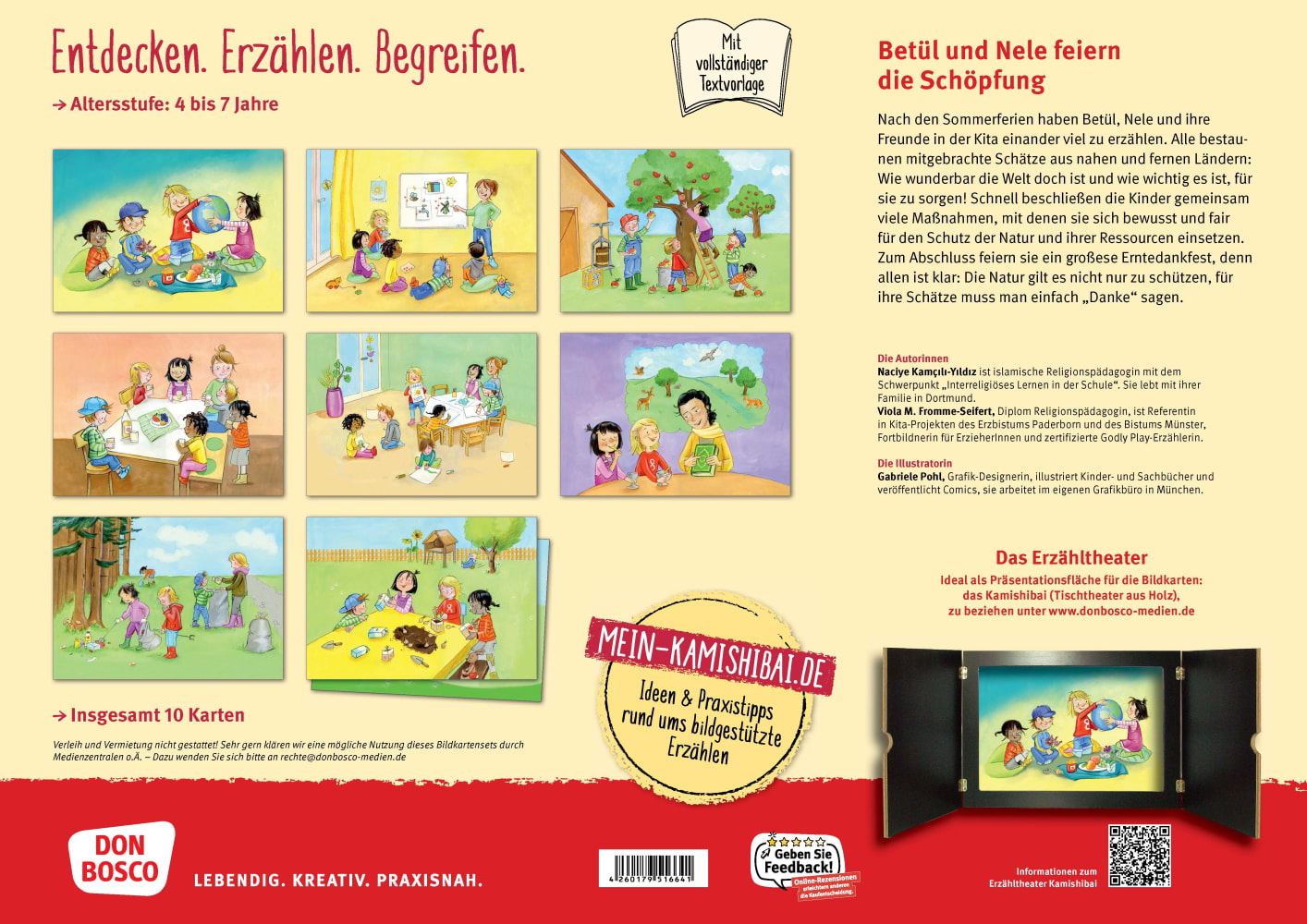 Kamishibai Bildkartenset - Betül und Nele feiern Erntedank, 4-7 Jahre