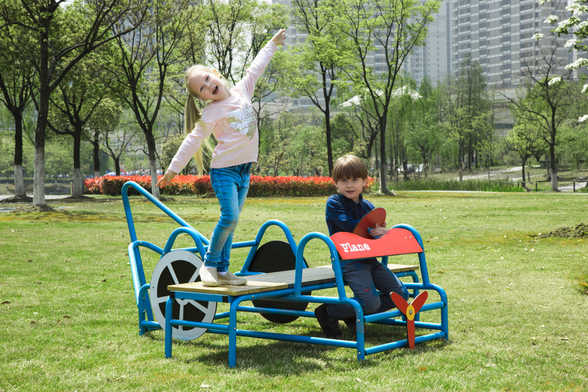 Flugzeug-Element für modulares Spielgerät, einzeln, Outdoor, OXYGYM