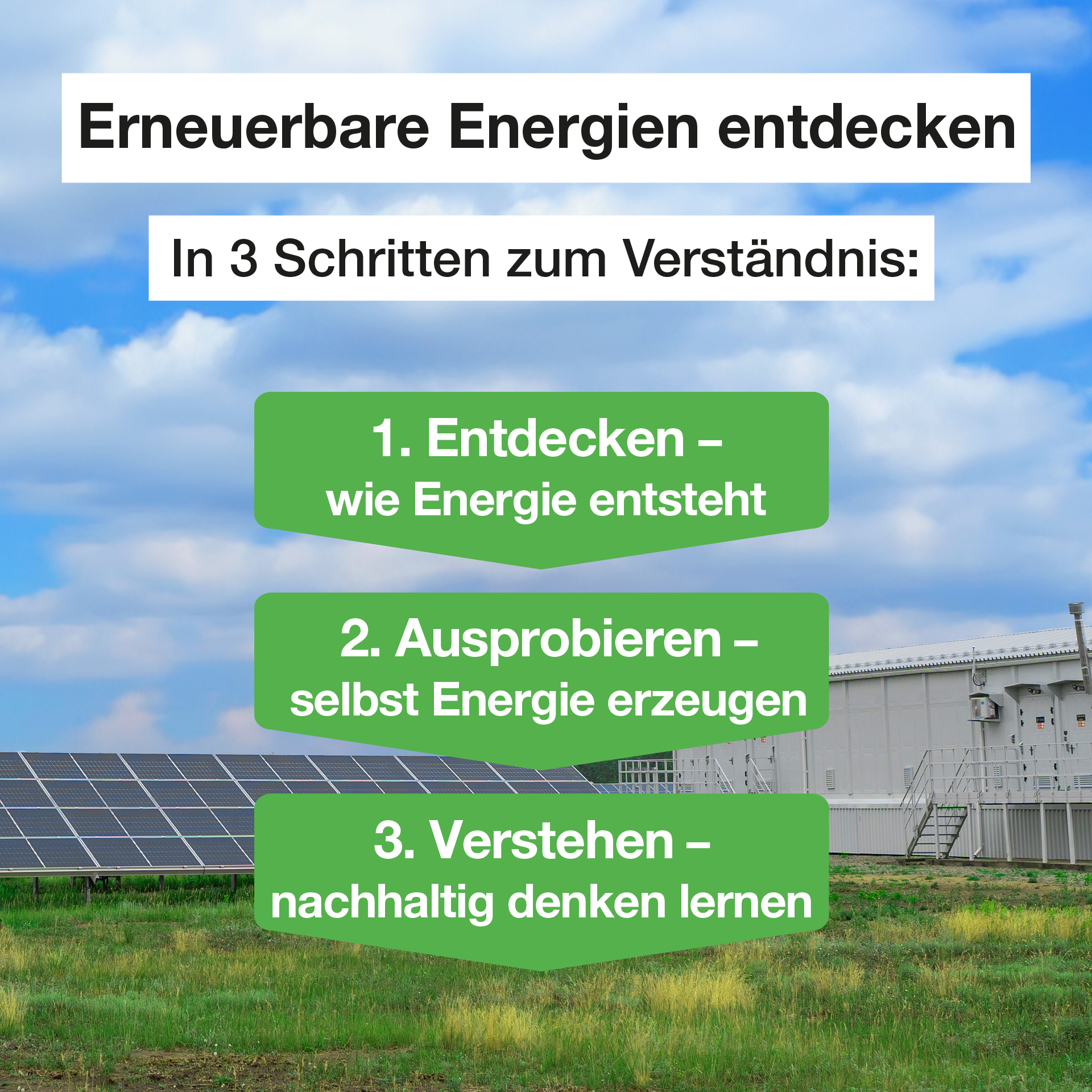 Elektro-Lernbaukasten Erneuerbare Energien, 35-tlg., in Kunststoff-Box