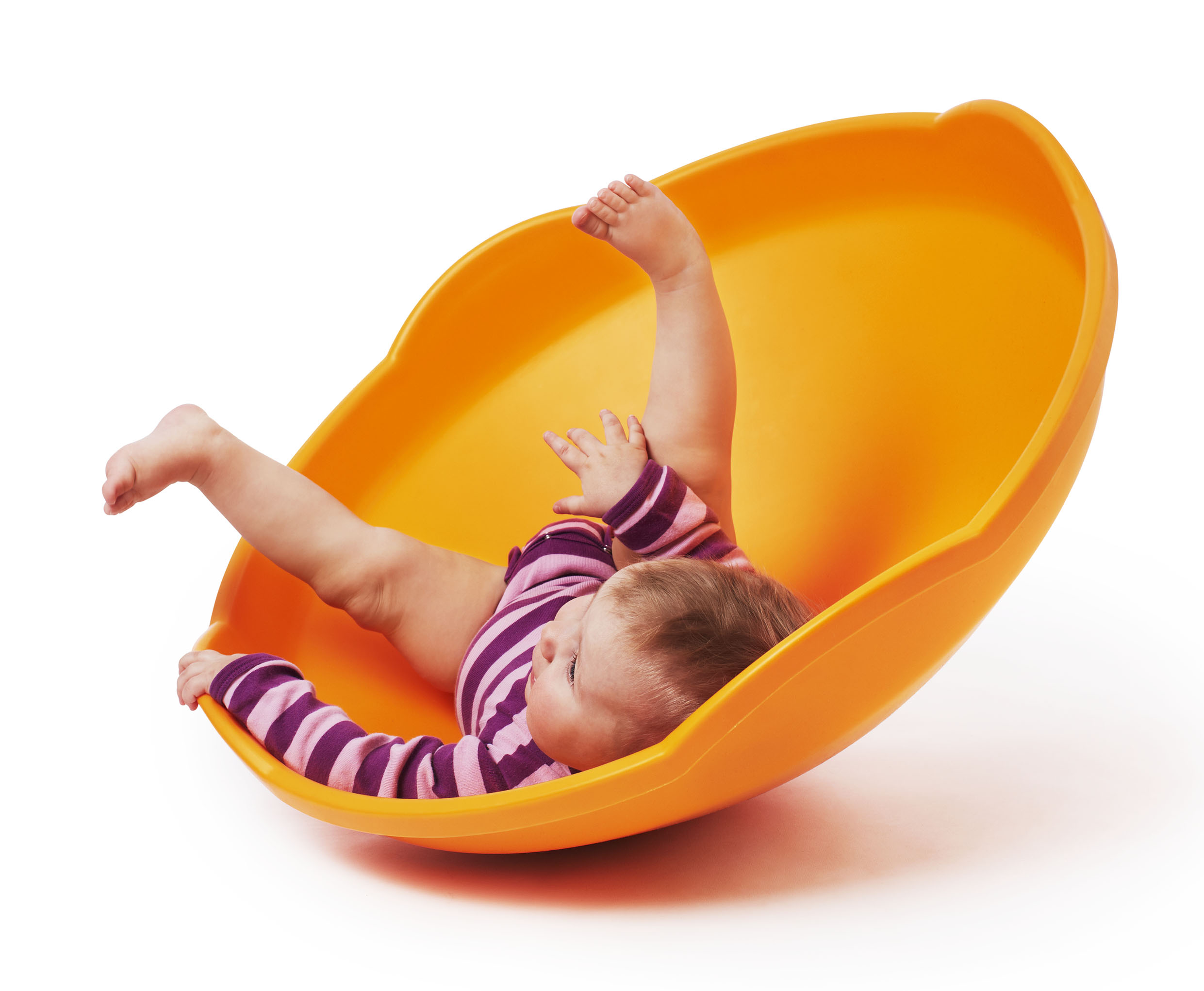 Spielkreisel und Schaukelschale, Gonge Mini Top, 68 cm, orange, 0-4 Jahre