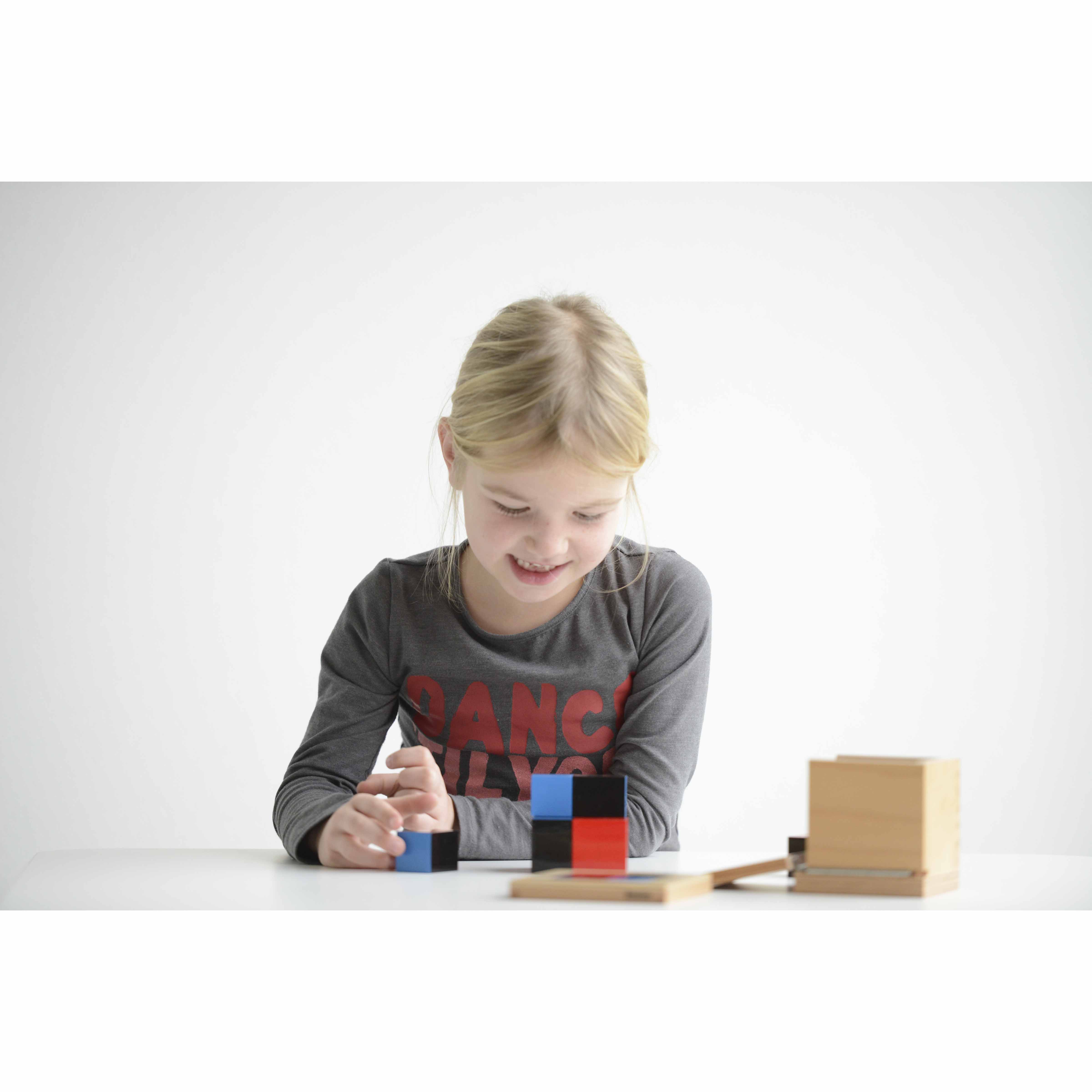 Binomischer Kubus - Montessori Mathematik