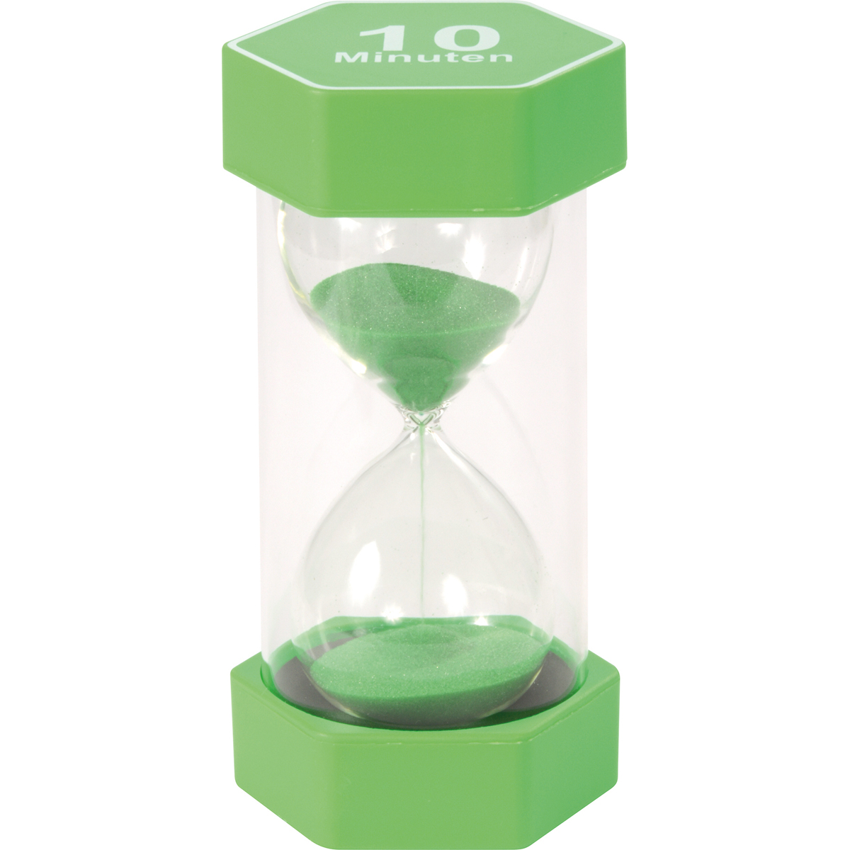 Mega Sanduhr, Ø 8,4 x 16 cm, farbiger Sand, verschiedene Zeiten