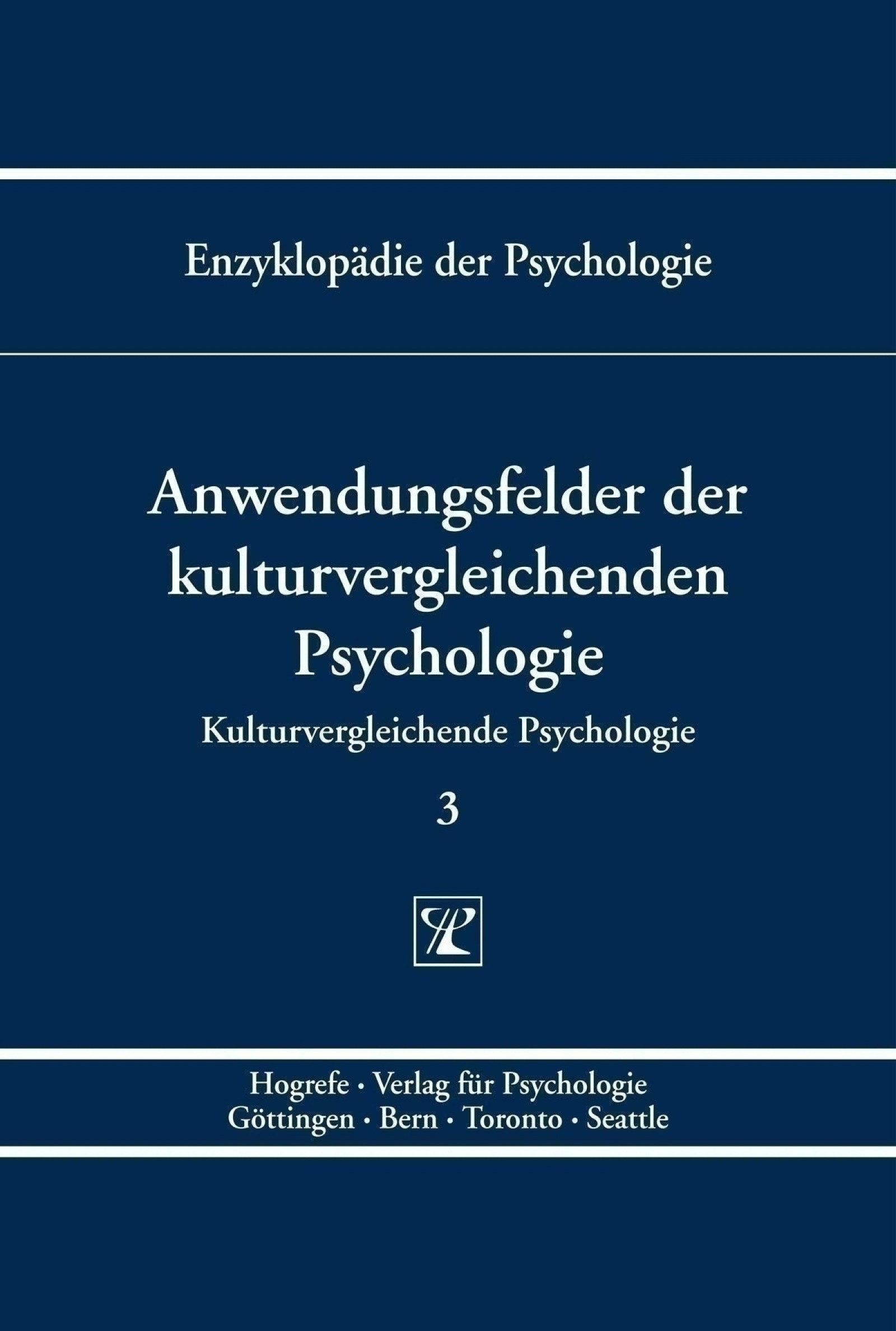 Anwendungsfelder der kulturvergleichenden Psychologie, Buch
