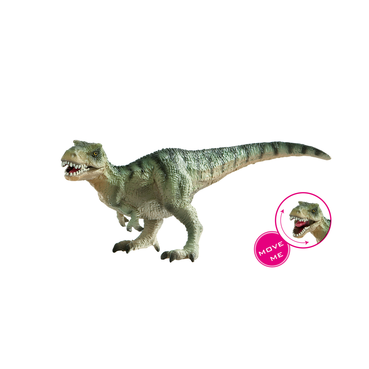 Tyrannosaurus Spielfigur mit beweglichem Unterkiefer, handbemalt, ab 3 Jahre