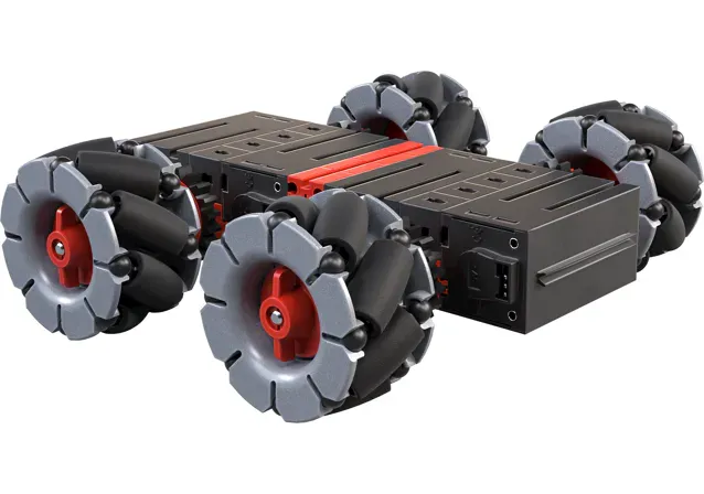 fischertechnik Maker Kit Omniwheels, Roboter-Bausatz mit Omniwheels (ohne Controller)