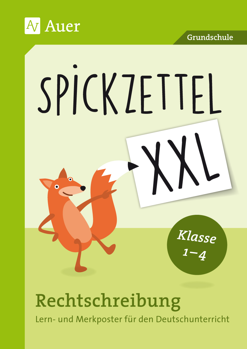 Spickzettel XXL - Rechtschreibung
