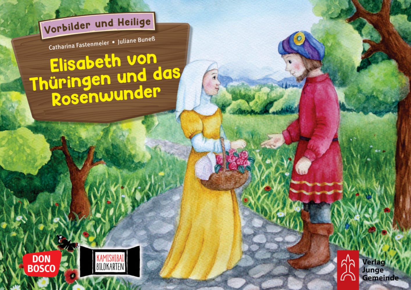 Kamishibai Bildkartenset - Elisabeth von Thüringen und das Rosenwunder, 5-10 Jahre