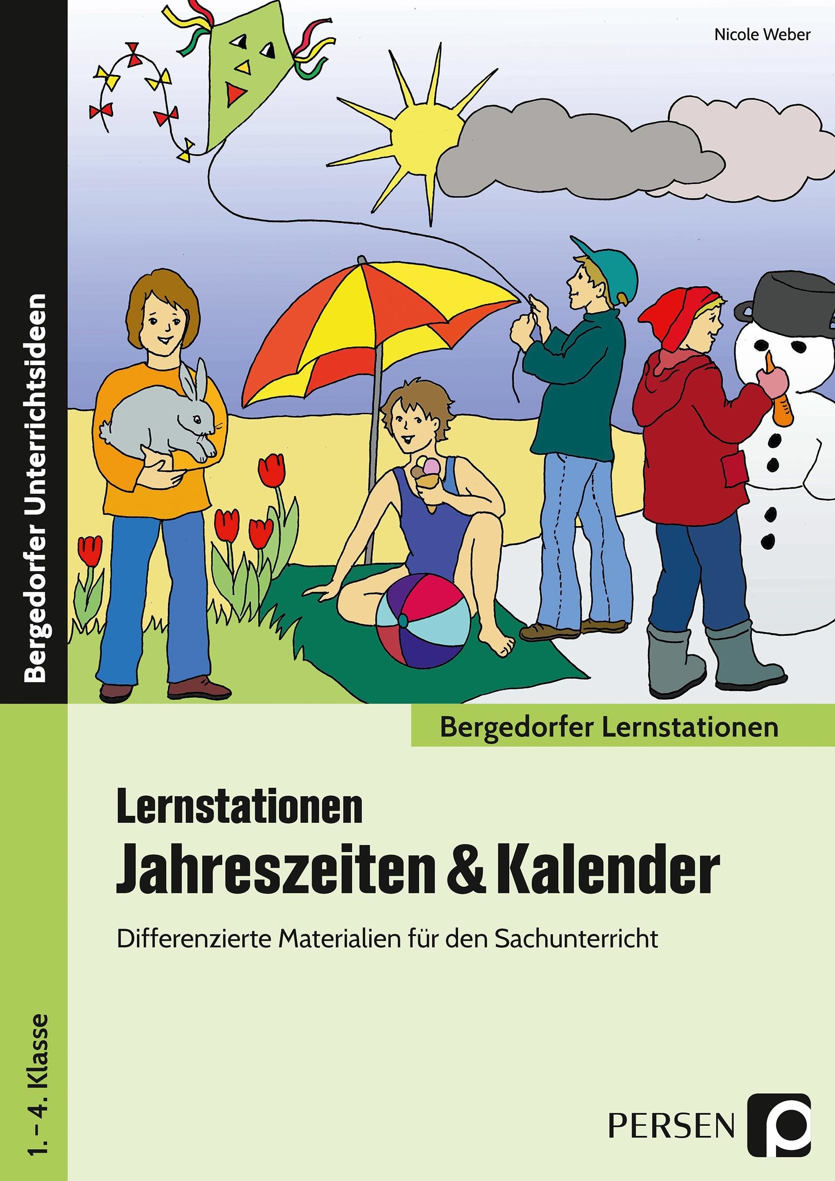 Lernstationen Jahreszeiten & Kalender, Buch, 1.-4. Klasse