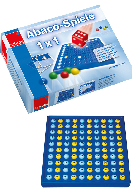 ABACO Spiel 1x1, Rechenspiele zum Einmaleins, inkl. Abaco, 6-9 Jahre