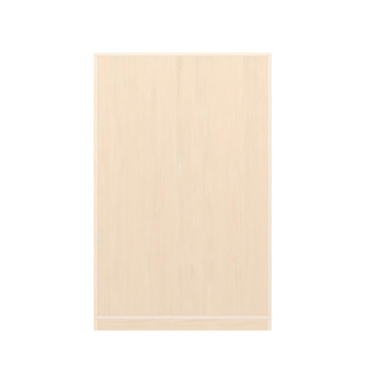 Regalschrank, mittelhoch, 2 Fächer, 8 Schubladen, mit Holzsockel, 80x39x120 cm, Ahorn