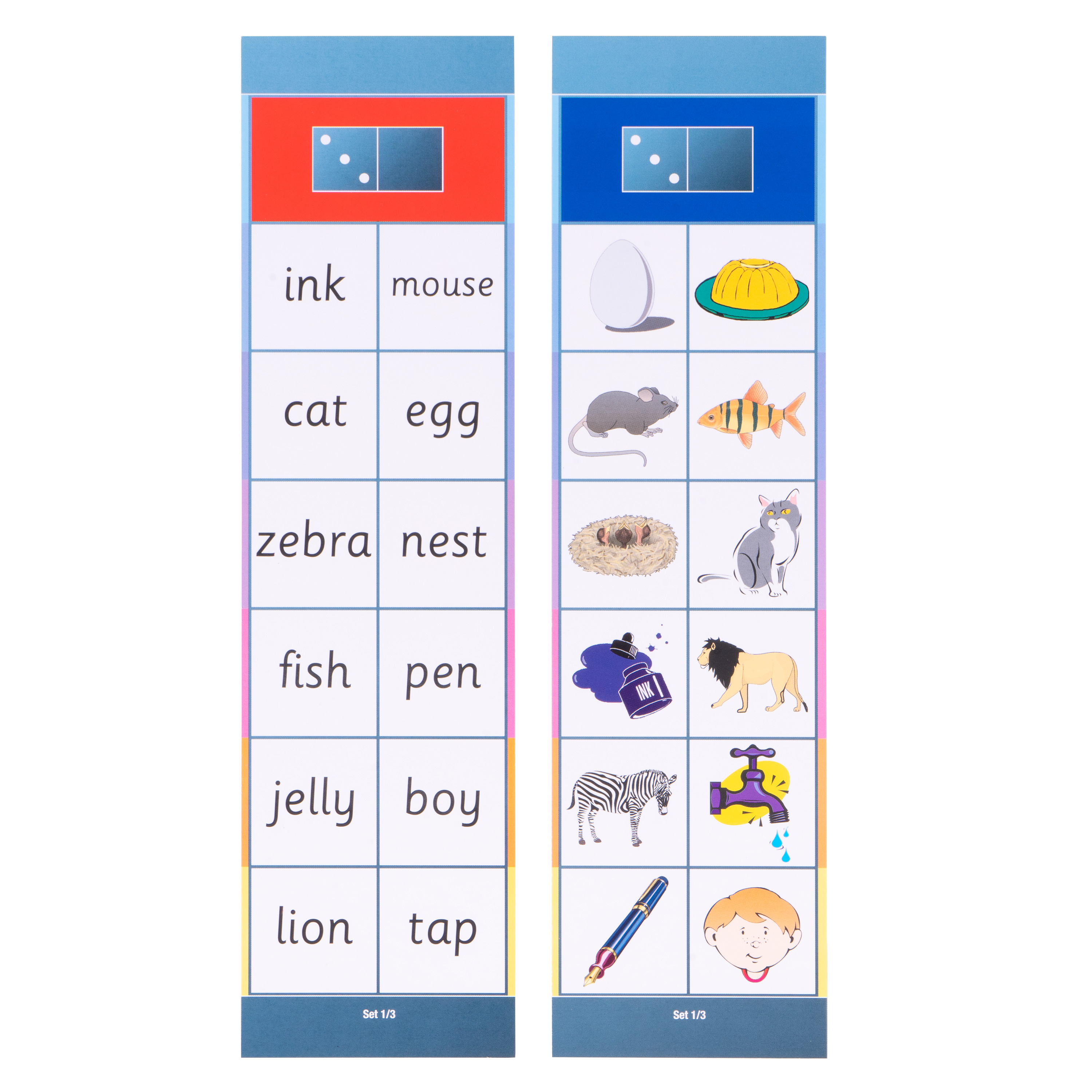 Lernkarten, Flocards Grundschule, Englisch E1, englische Version, 24-teilig