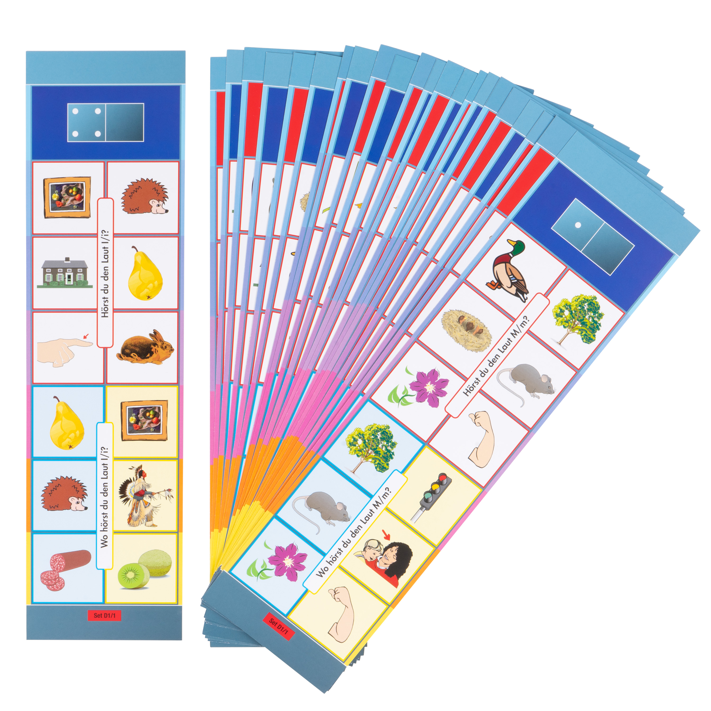 Lernkarten, Flocards Grundschule, Deutsch D1, Lautanalyse, 24-teilig