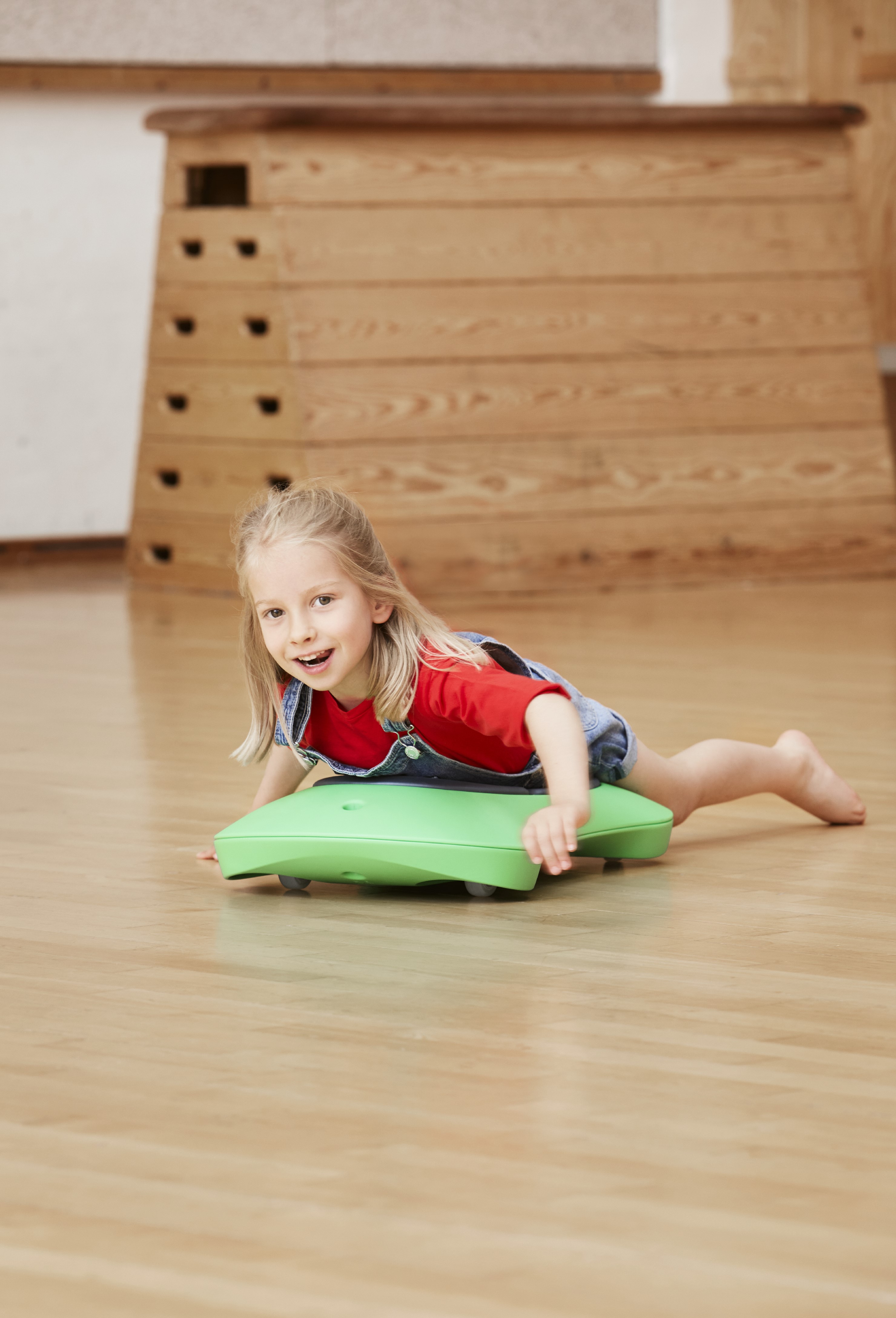 Rollbrett für Kinder, Gonge Floor Surfer, grün, ab 1 Jahr