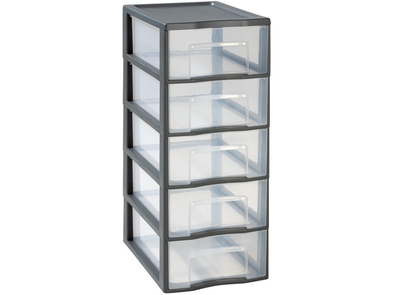 Schubladencontainer mit 5 Schubladen für die Materialaufbewahrung