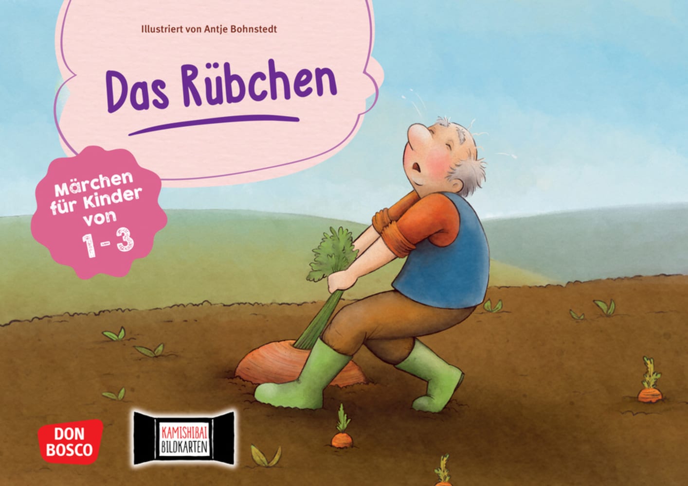 Kamishibai Bildkartenset - Das Rübchen, 1 bis 3 Jahre