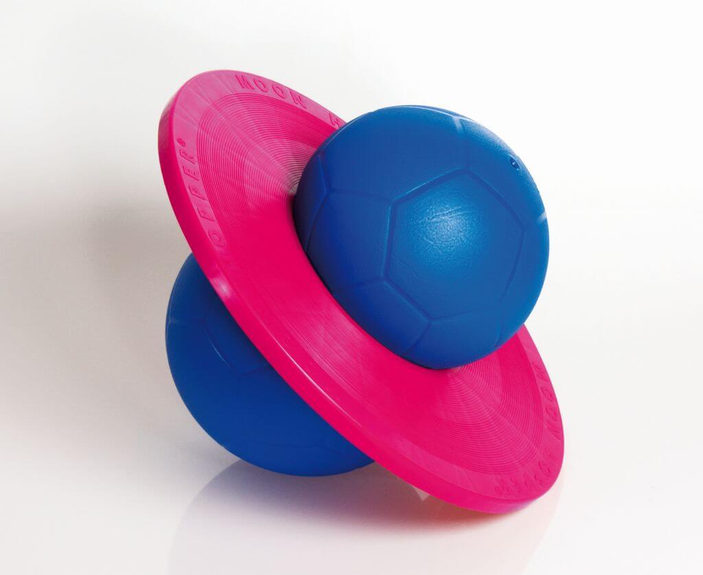 Hüpfball TOGU Moonhopper, blau/pink