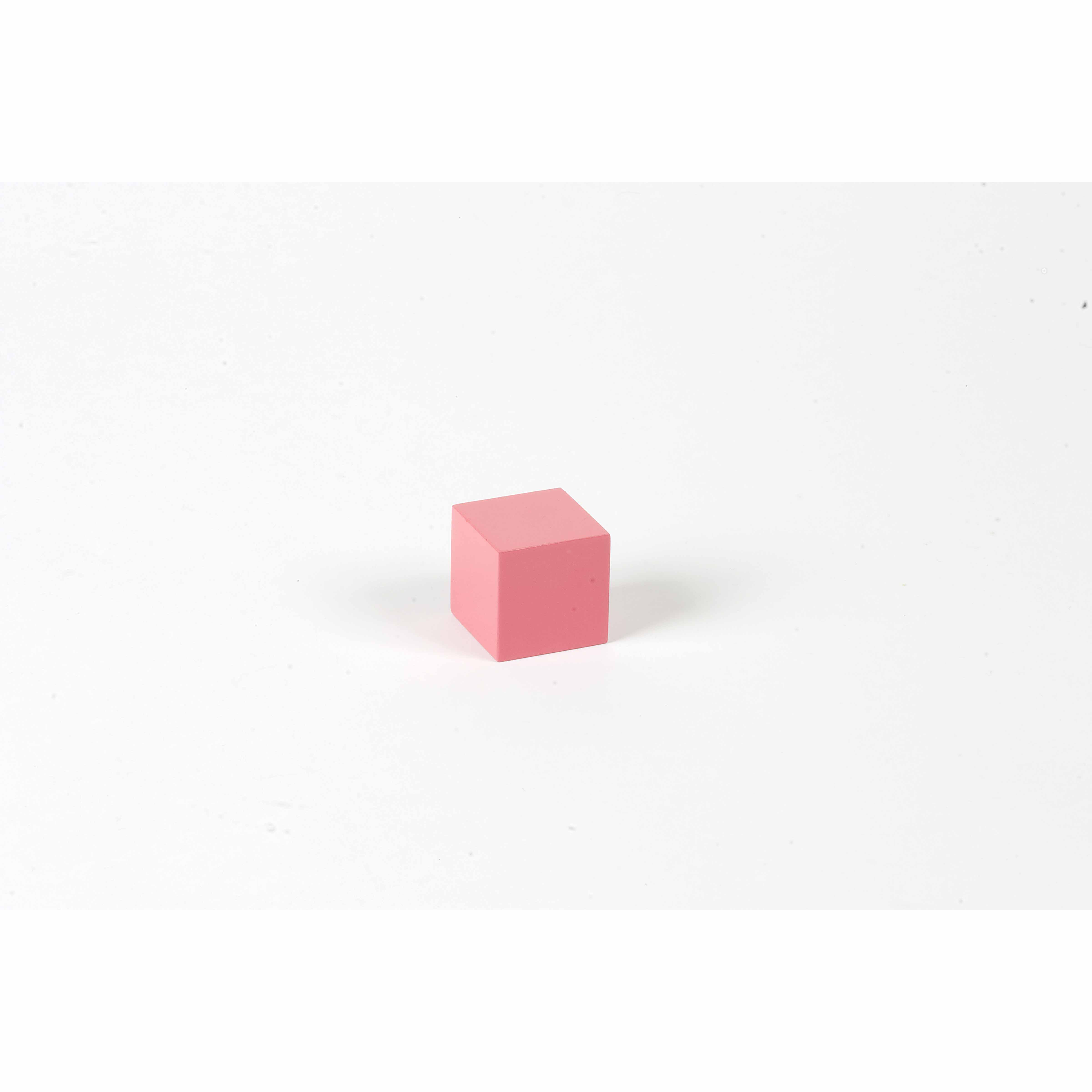 Rosa Turm: Würfel 3 x 3 x 3 cm - Montessori Sinnesmaterial