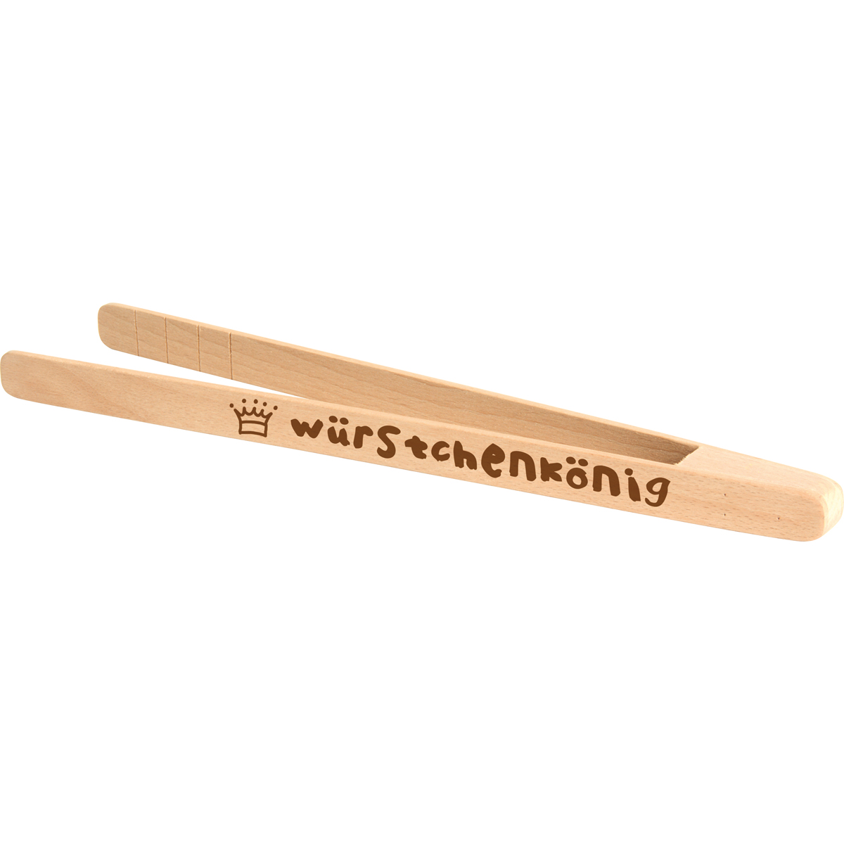 Grillzange 30 cm, Holzzange zum Greifen und Gestalten