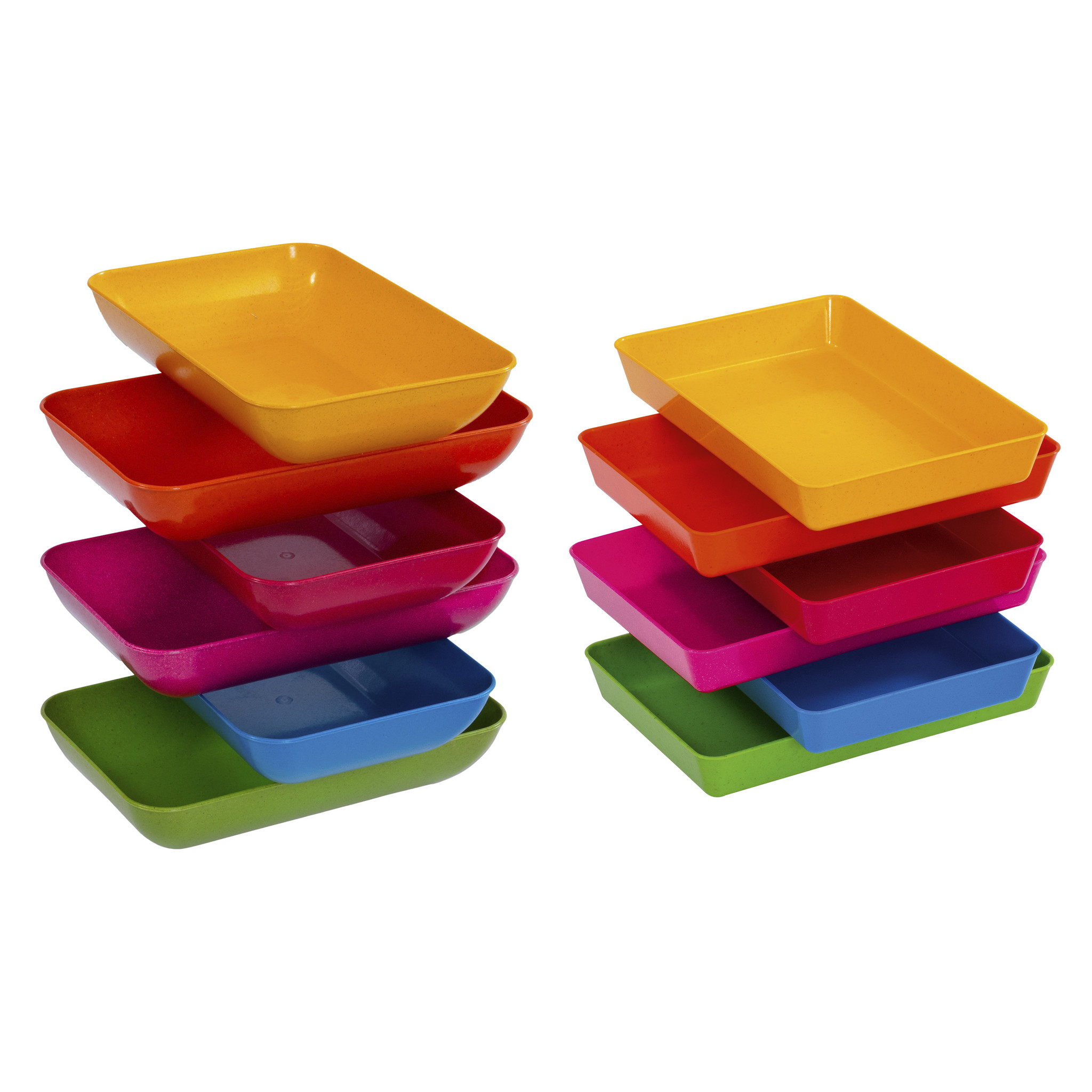 Materialschalen aus biobasiertem treeNside-Material, 6er-Set