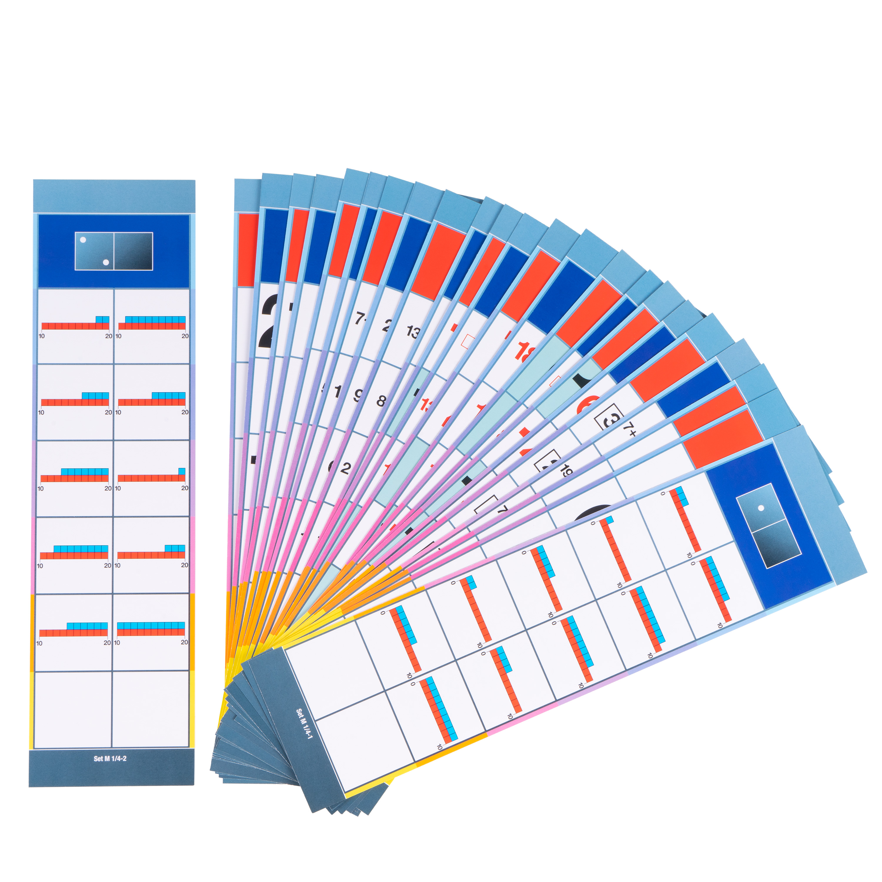 Lernkarten, Flocards Grundschule, Mathematik M4, Addieren und Subtrahieren mit Zehnerübergang, 24-teilig