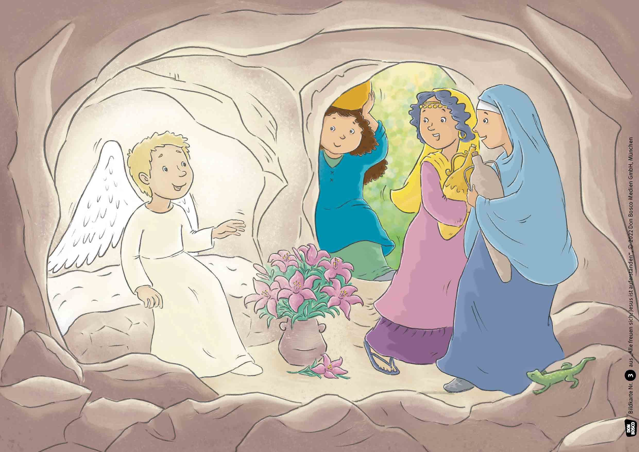 Kamishibai Bildkartenset - Alle freuen sich: Jesus ist auferstanden, 2-8 Jahre