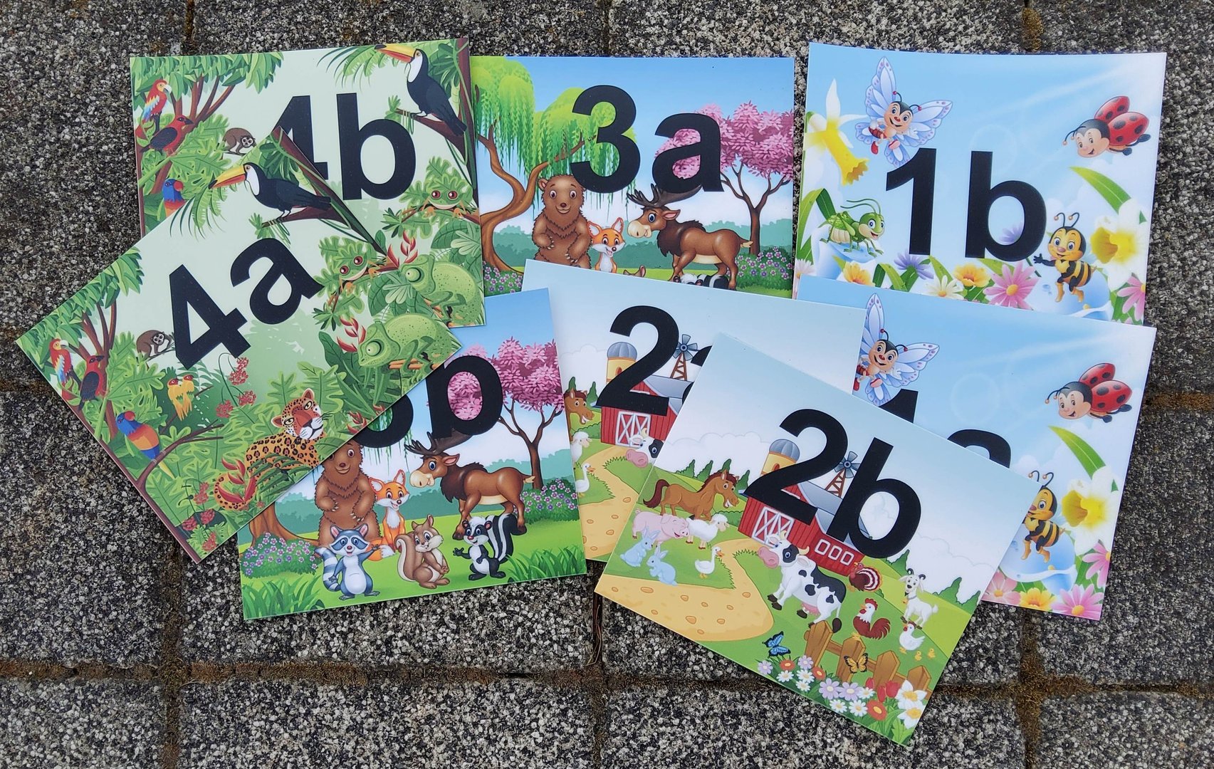 Outdoor-Bodenaufkleber Klassentreffpunkt, 5-zügig