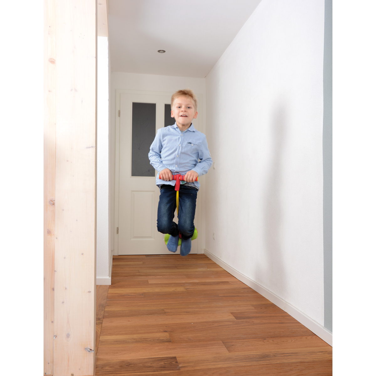 Pogo Jumper, 25 x 55 x 11 cm, bis 30 kg, quietschende Hupe