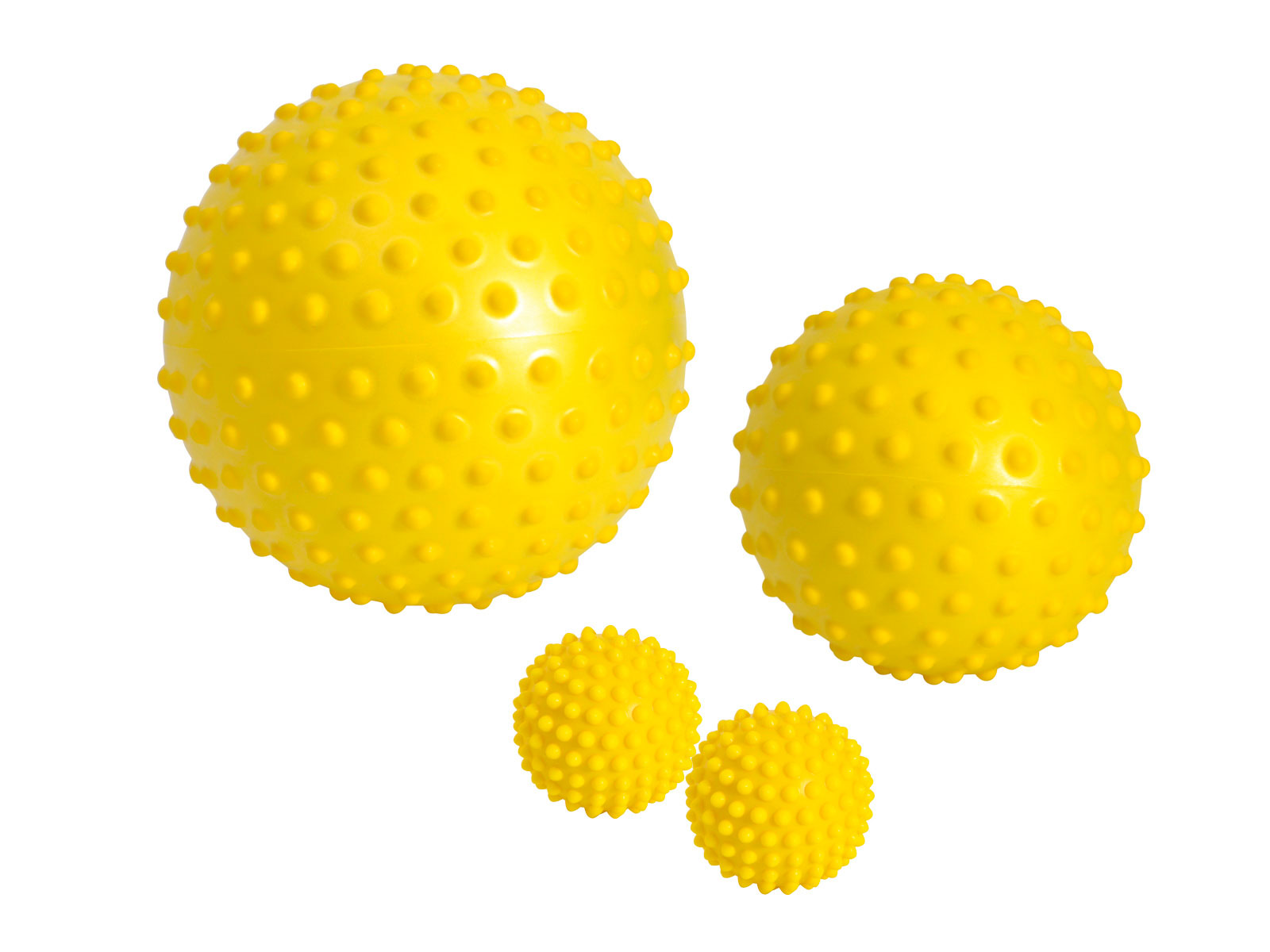 Noppenball Gymnic Sensyball, Ø 10 cm, gelb, 2er-Set