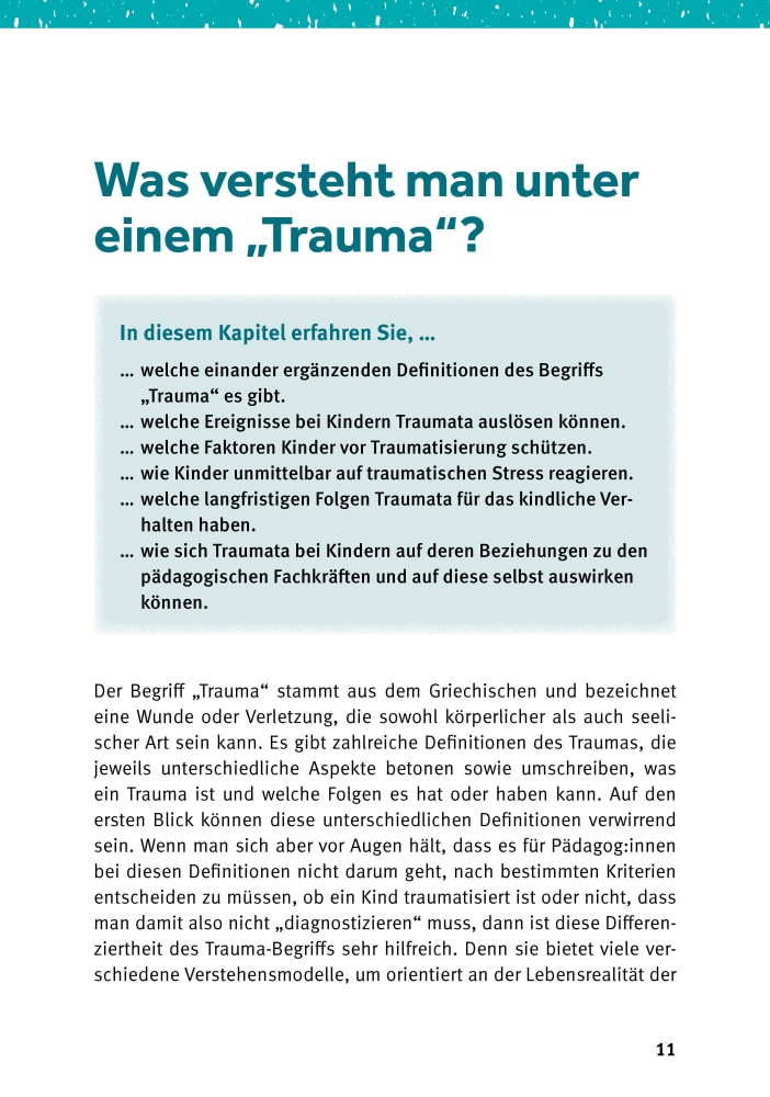 Traumapädagogik: Kita-Kinder sensibel begleiten, Buch und Bildkarten