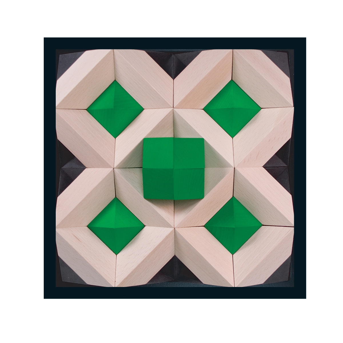 PYROM, grün - aus Holz, Holzbausteine, ab 60 Monaten