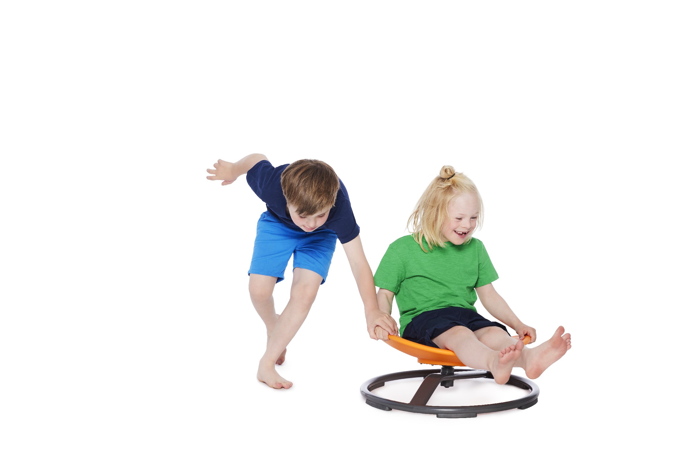 Karussell, Gonge, mit Sitzscheibe, orange, 3-10 Jahre