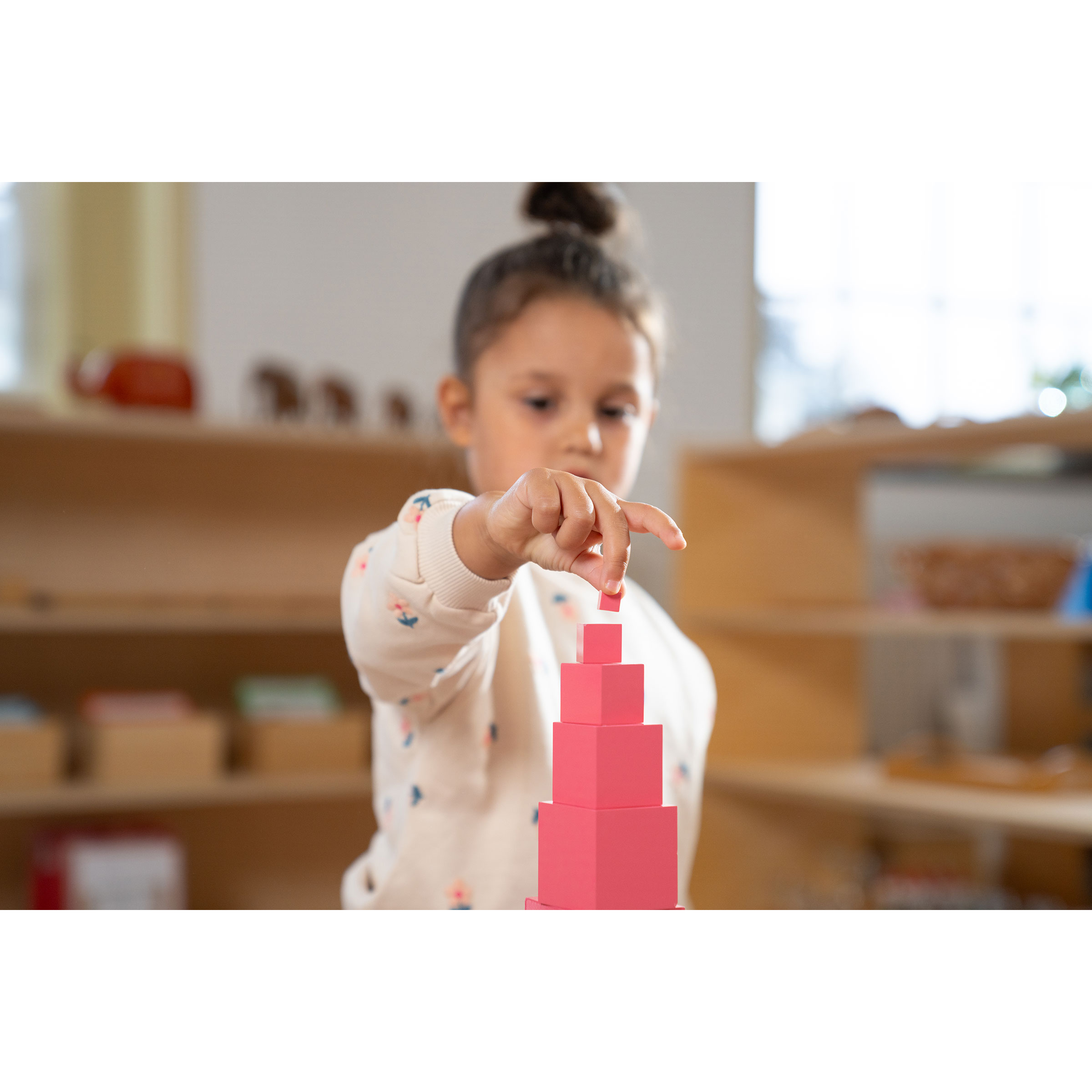 Rosa Turm - Montessori Sinnesmaterial