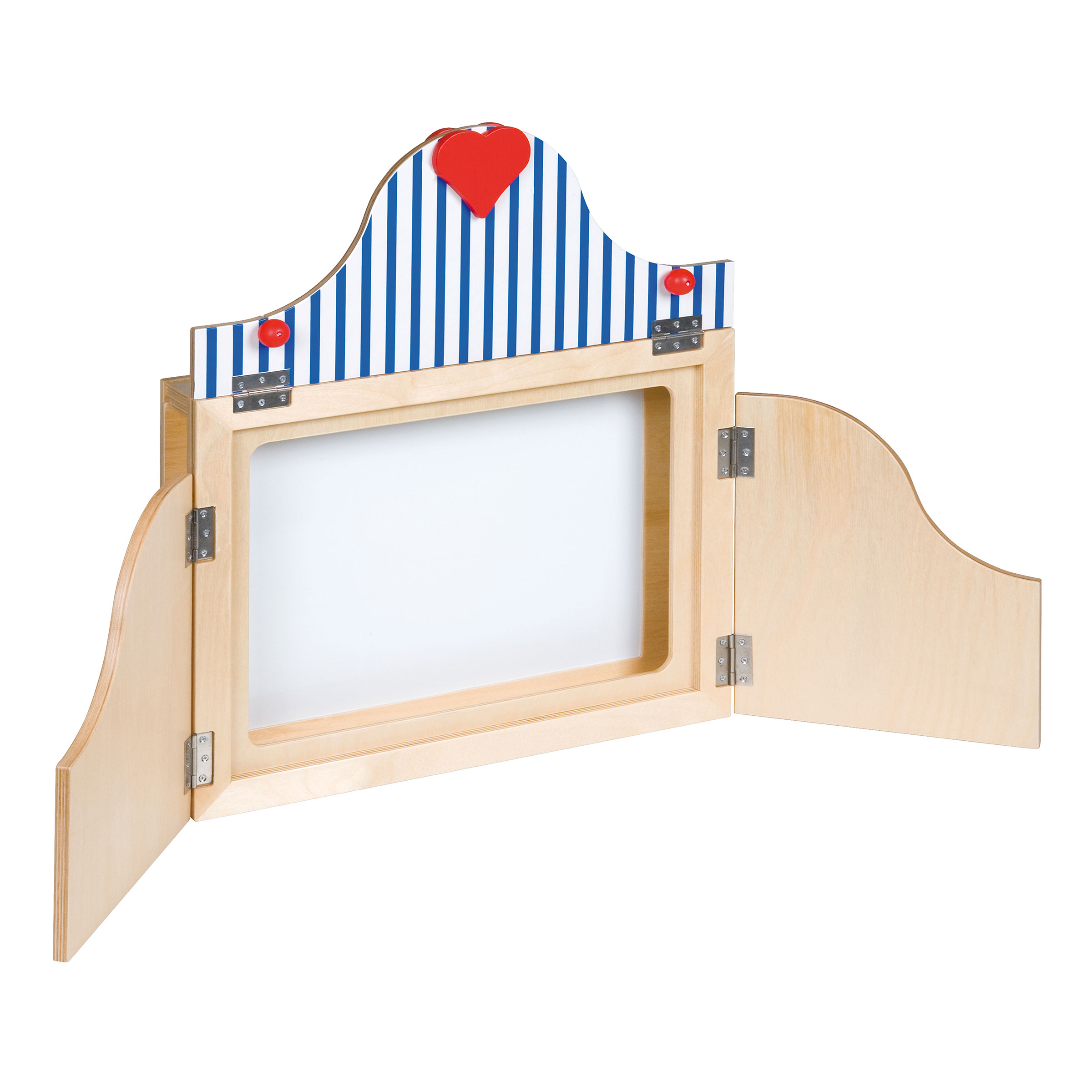 Erzähltheater aus Holz mit Whiteboard, ab 4 Jahre