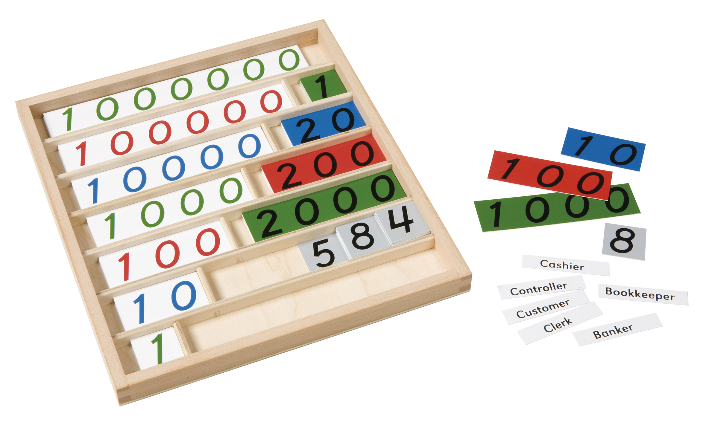 Bankspiel - Montessori Mathematik