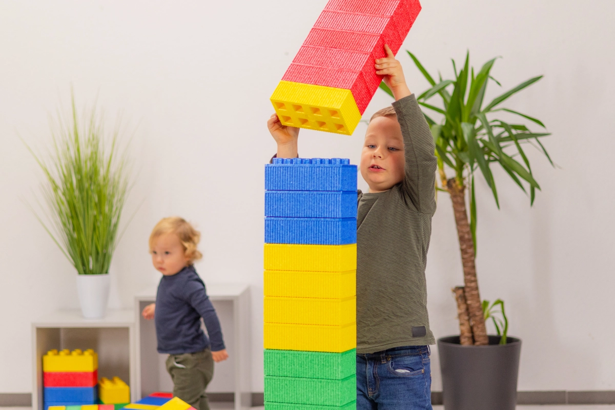 Softbausteine, MODO SoftSteine, 76-teilig, EPP-Schaumstoff, mehrfarbig