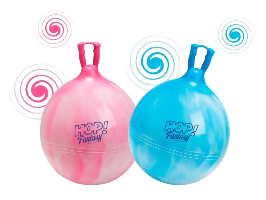 Hüpfball Gymnic Hop Fantasy, Ø 45 cm, lollipop pink