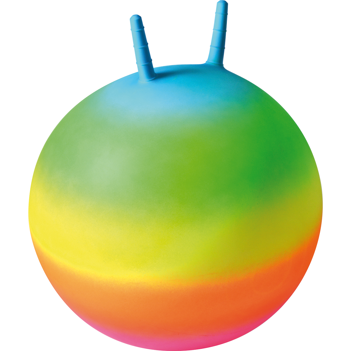 Regenbogen Hüpfball Ø 50 cm, Griffe 10 cm, ab 3 Jahre