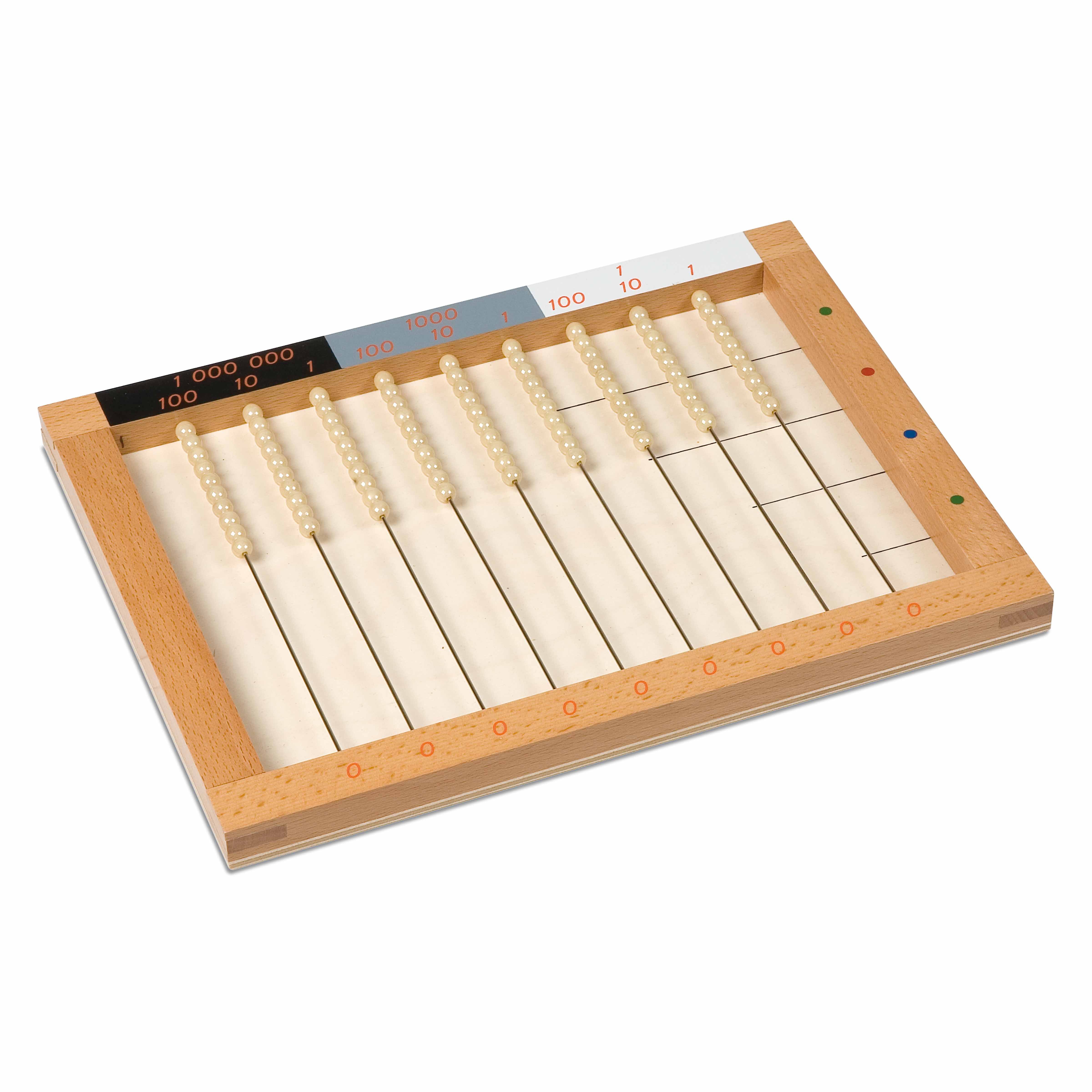 Liegender Rechenrahmen - Montessori Mathematik