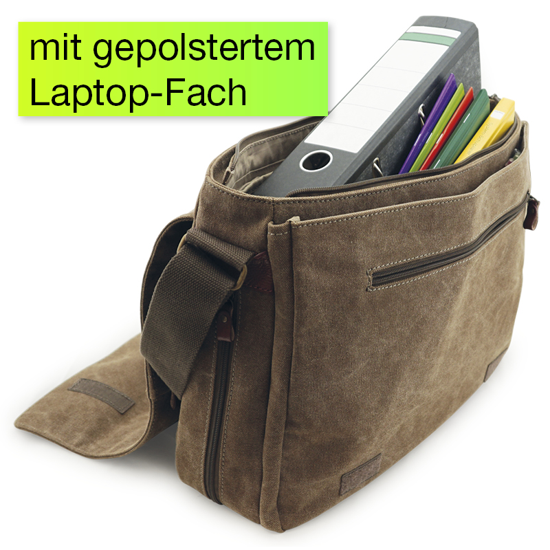 TimeTEX Umhänge-Tasche Novum Mare II, steingrau